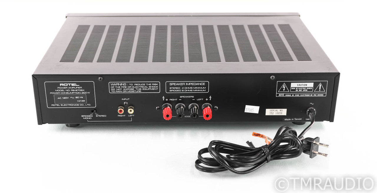 Rotel RB-970BX Stereo Power Amplifier; RB970BX