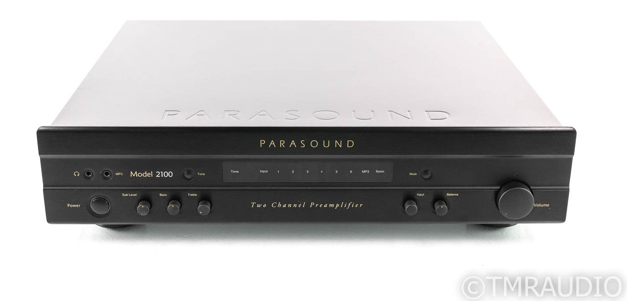 Parasound NewClassic Model 2100 Stereo Preamplifier; MM / MC Phono; Remote