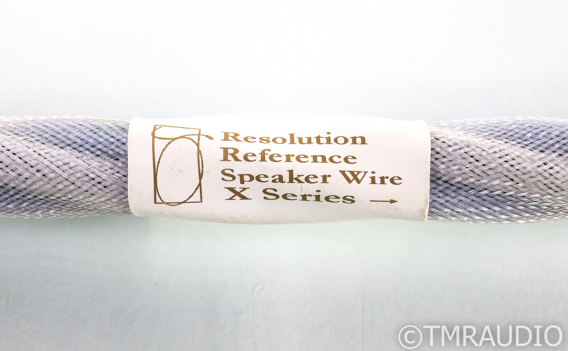 Synergistic Research Resolution Reference X Series Speaker Cables; 12ft Pair