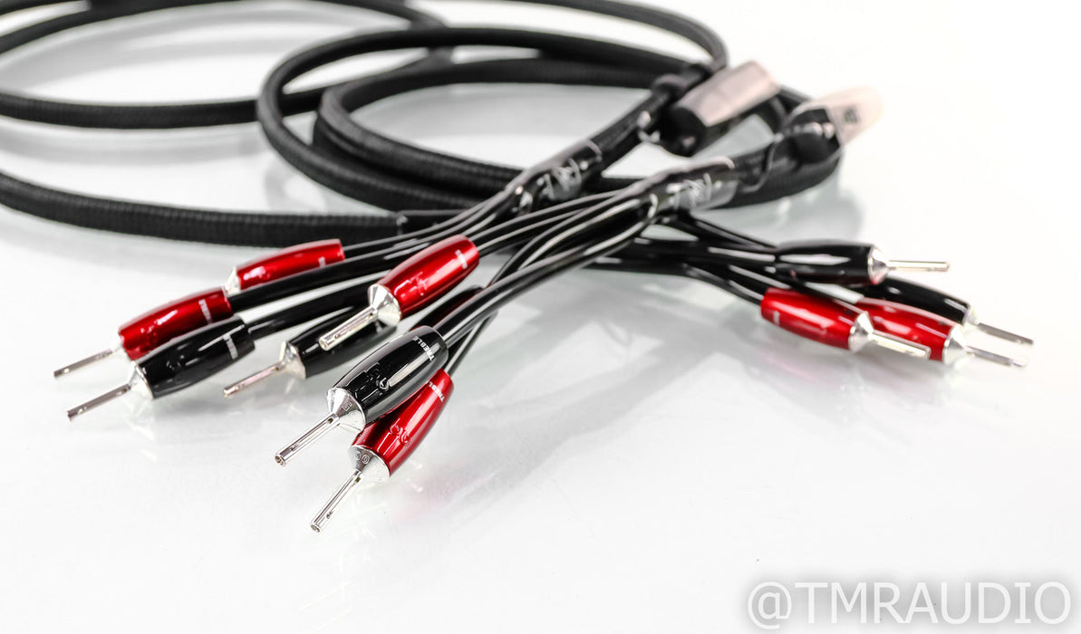 AudioQuest Rocket 88 Bi-Wire Speaker Cables; 8ft Pair; 72v DBS