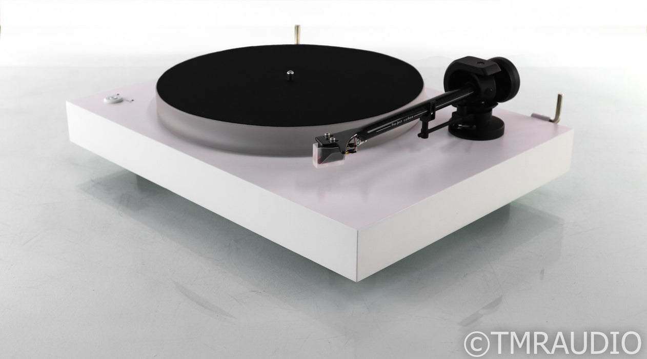 Pro-Ject X2 Turntable; White; Sumiko Moonstone MM Cartridge (Very Low Use)