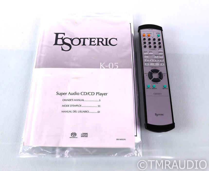 Esoteric K-05 SACD / CD Player; K05; Remote
