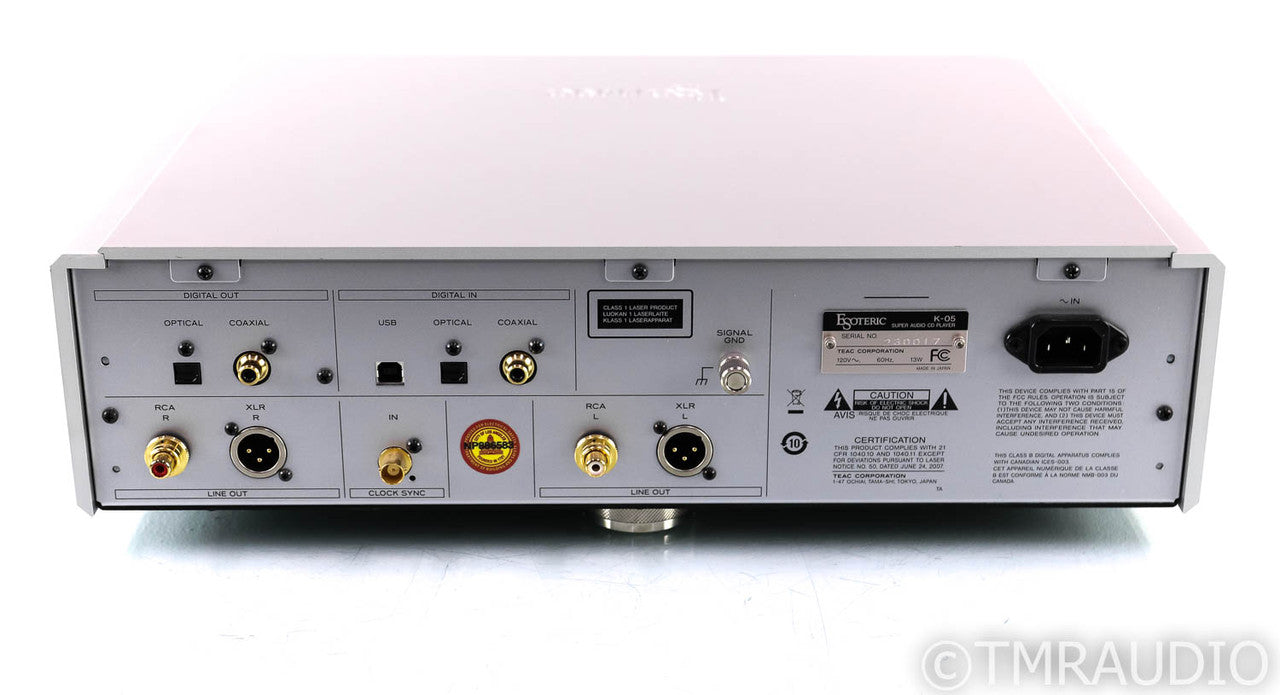 Esoteric K-05 SACD / CD Player; K05; Remote