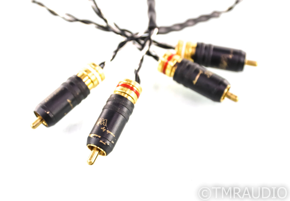 Kimber Kable Silver Streak RCA Cables; 1m Pair Interconnects; WBT-0147