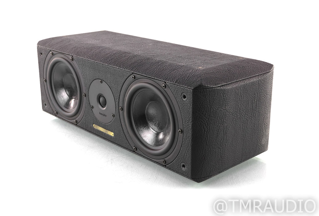 Sonus Faber Solo Center Channel Speaker; Black Leather