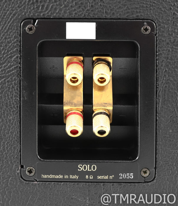 Sonus Faber Solo Center Channel Speaker; Black Leather