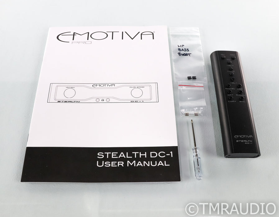 Emotiva Stealth DC-1 Pro DAC; D/A Converter; Remote