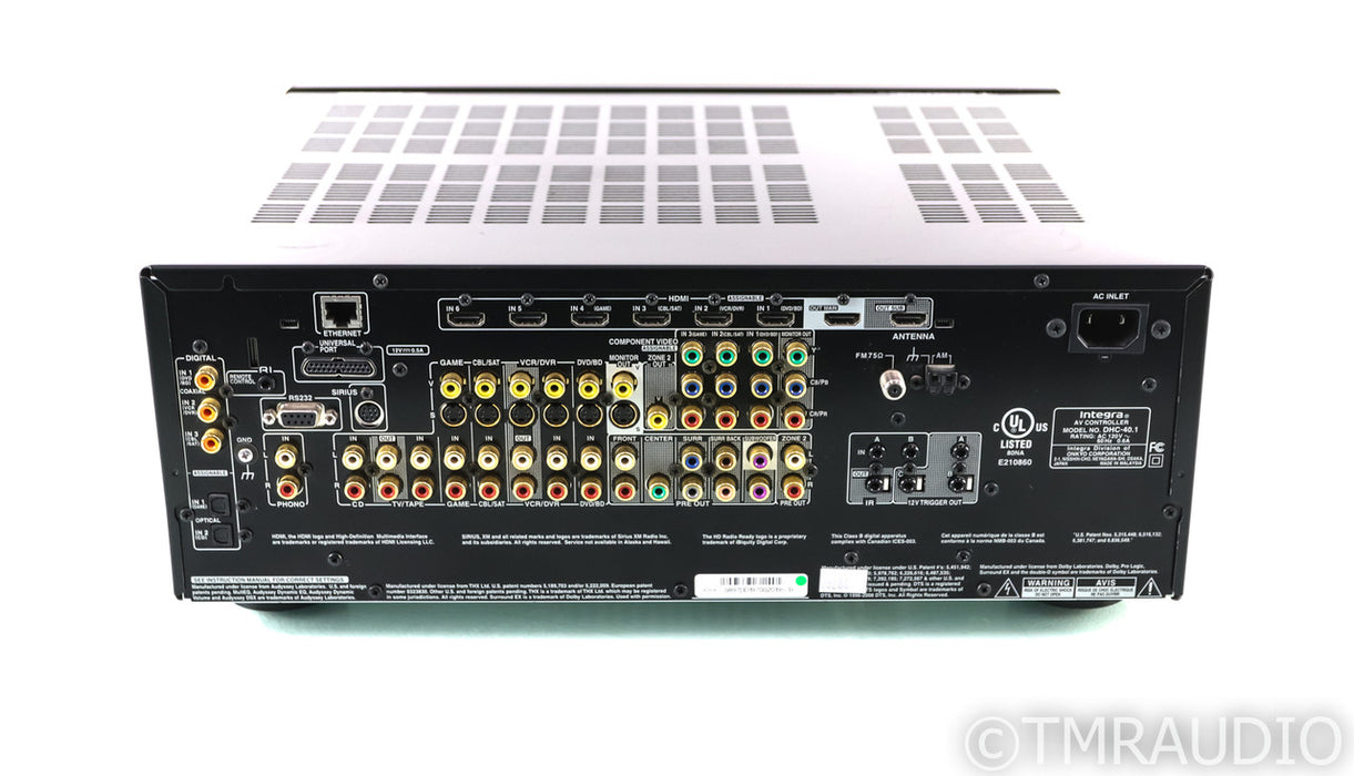 Integra DHC-40.1 7.2 Channel Home Theater Processor; DHC401; Remote; Refurbished