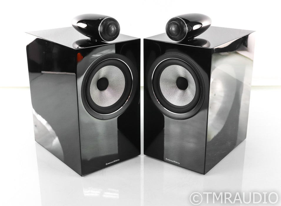 B&W 705 S2 Bookshelf Speakers; Black Pair