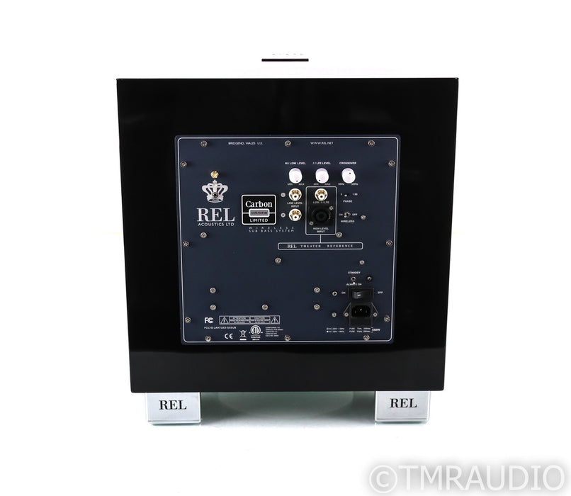 REL Carbon Limited 12" Powered Subwoofer; Gloss Black; Ltd.