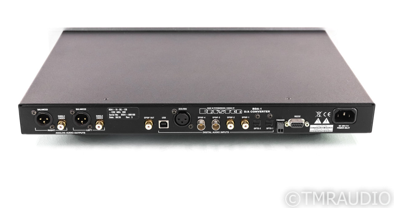 Bryston BDA-1 DAC; D/A Converter; Silver; 19"