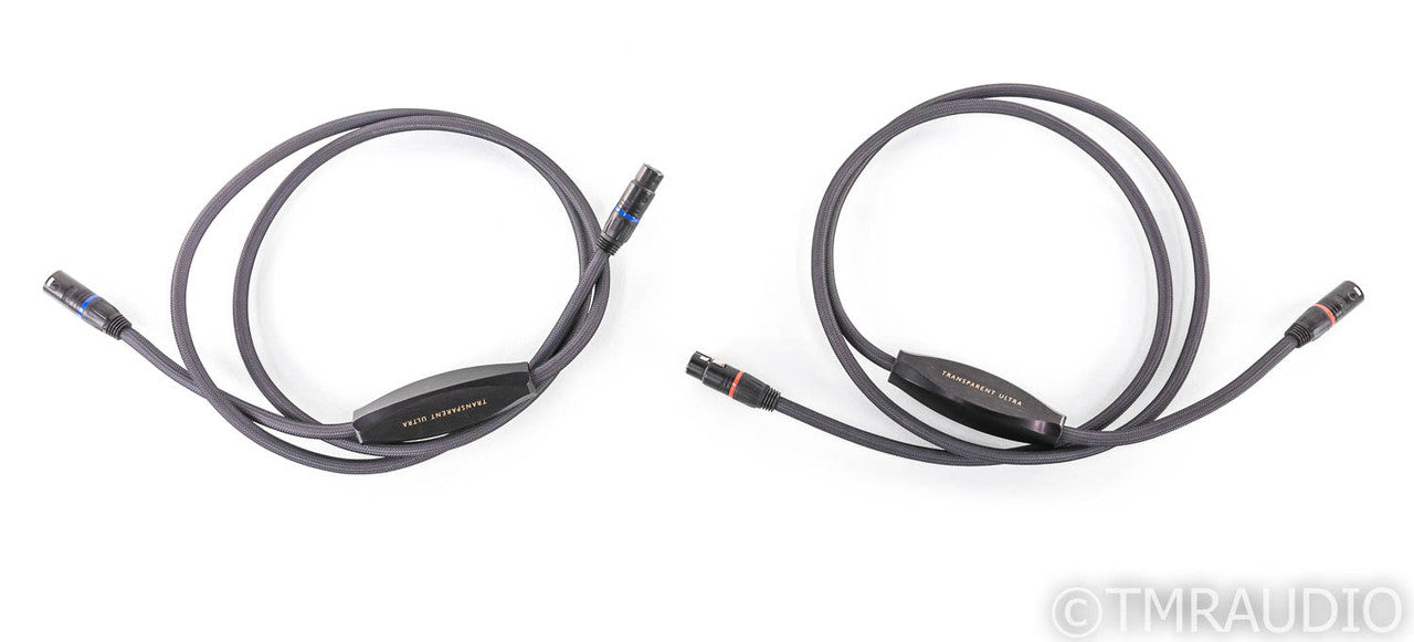 Transparent Audio Ultra Gen 5 XLR Cables; 2m Pair Balanced Interconnects