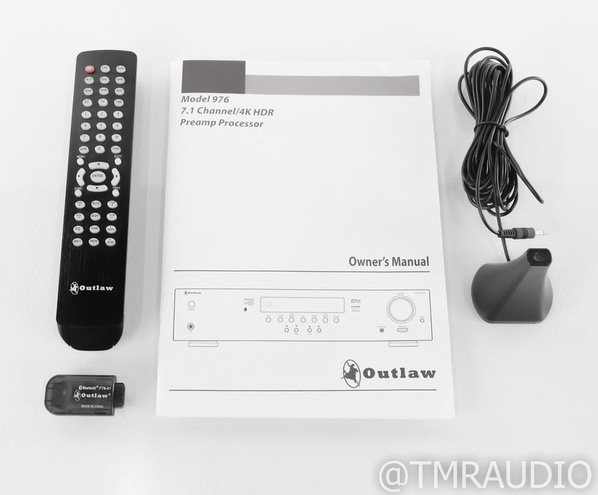 Outlaw Audio Model 976 7.1 Channel Home Theater Processor; 4K UHD; HDR; Remote