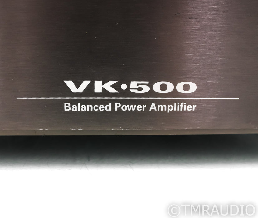 BAT VK-500 Dual Mono Power Amplifier; BAT-PAK; VK500; Brand New Caps