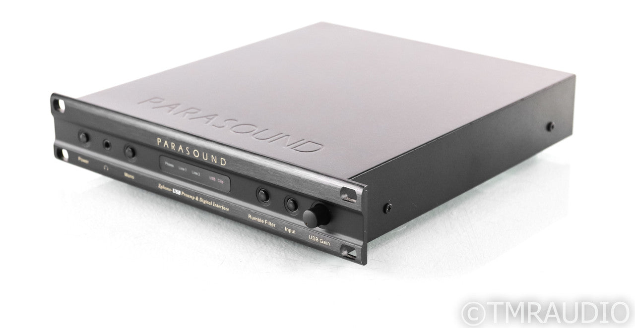Parasound ZPhono USB MM / MC Phono Preamplifier; A/D Converter (1/0)