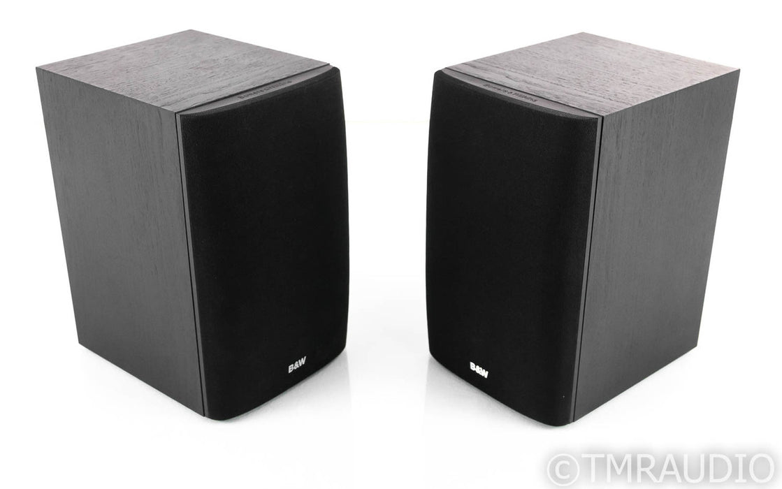 B&W DM600 S3 Bookshelf Speakers; Black Ash Pair; DM-600