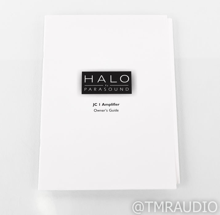 Parasound Halo JC1 Mono Power Amplifier; Single; JC-1; Silver (New / Open Box)