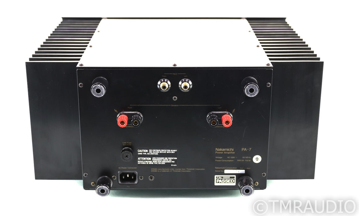 Nakamichi PA-7 Vintage Stereo Power Amplifier