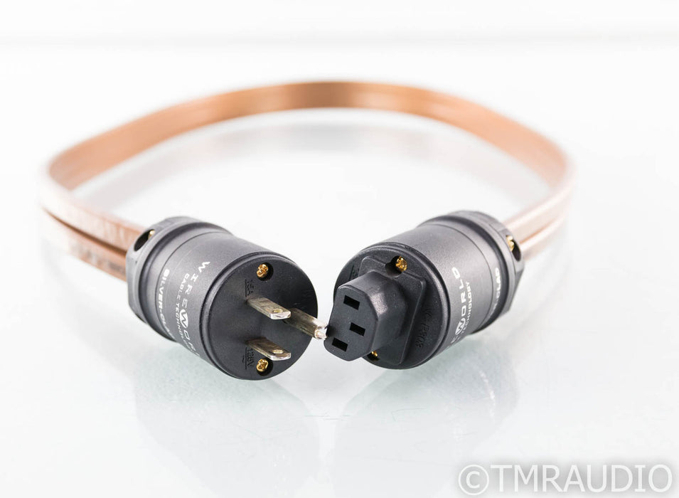 Wireworld Electra 5.2 Power Cable; 1m AC Cord; 5 Squared; Upgraded Silver