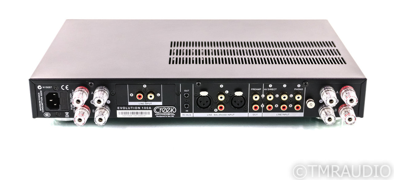 Creek Audio Evolution 100A Stereo Integrated Amplifier; EVO; Silver; Remote