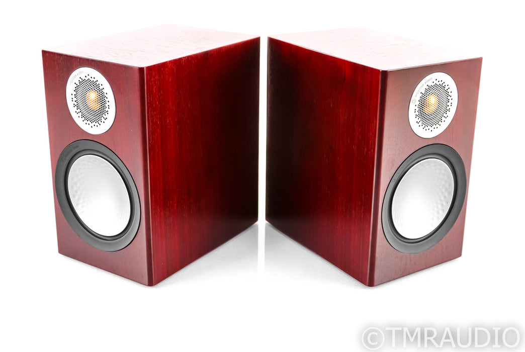 Monitor Audio Silver 50 Bookshelf Speakers; Rosenut Pair