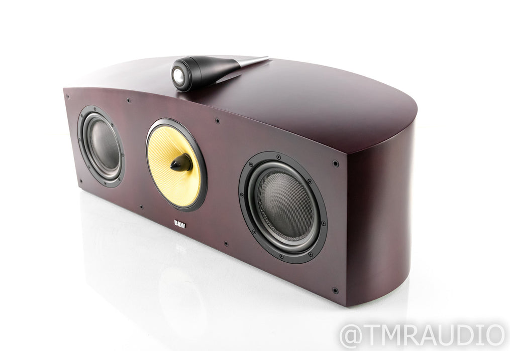B&W Nautilus HTM1 Center Channel Speaker; Red Cherry; HTM-1