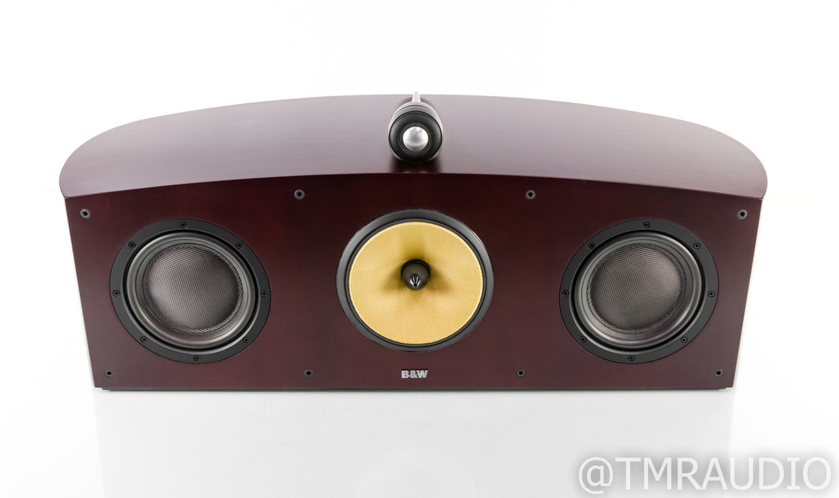 B&W Nautilus HTM1 Center Channel Speaker; Red Cherry; HTM-1