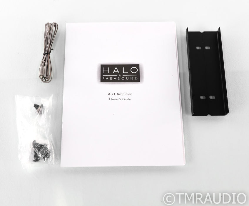 Parasound Halo A 21 Stereo Power Amplifier; A21; Black