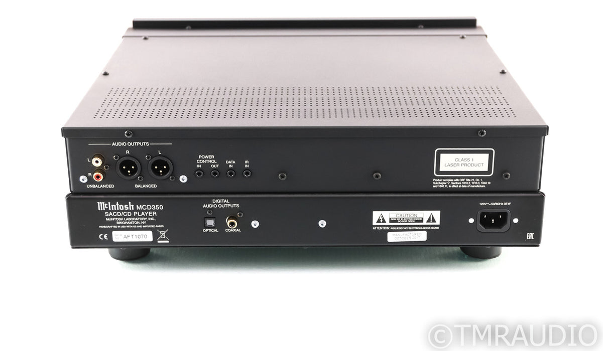 McIintosh MCD350 SACD / CD Player; MCD-350 (No Remote)