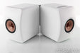 KEF LS50W Wireless Bookshelf Speakers; Gloss White / Copper Pair; LS-50