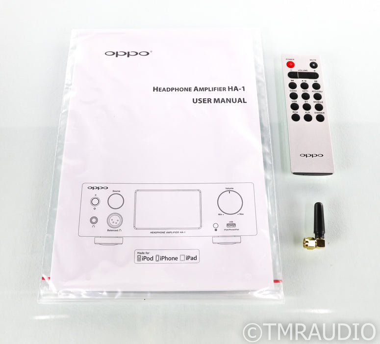 Oppo HA-1 Headphone Amplifier; HA1; Remote; Silver