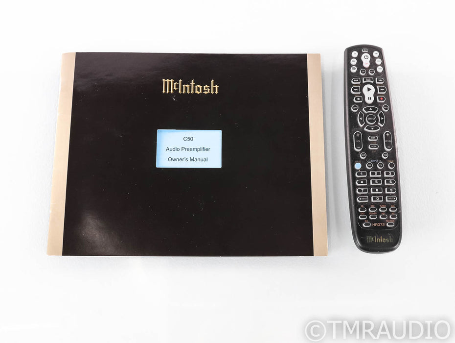 McIntosh C50 Stereo Preamplifier; C-50; MM / MC Phono; Remote