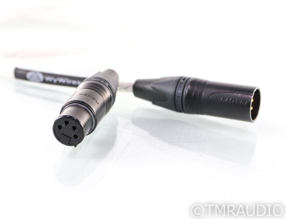 WyWires Platinum Headphone Extension Cable; 5ft Single 4-Pin XLR Interconnect