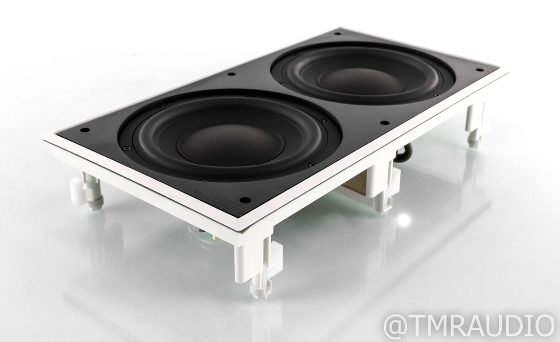 B&W ISW-4 In-Wall / In-Ceiling Subwoofer; White Grill; ISW4