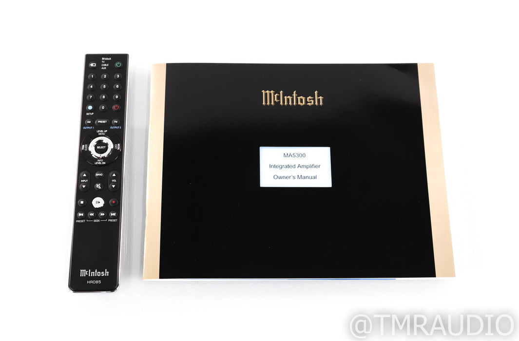 McIntosh MA5300 Stereo Integrated Amplifier; MA-5300; Remote