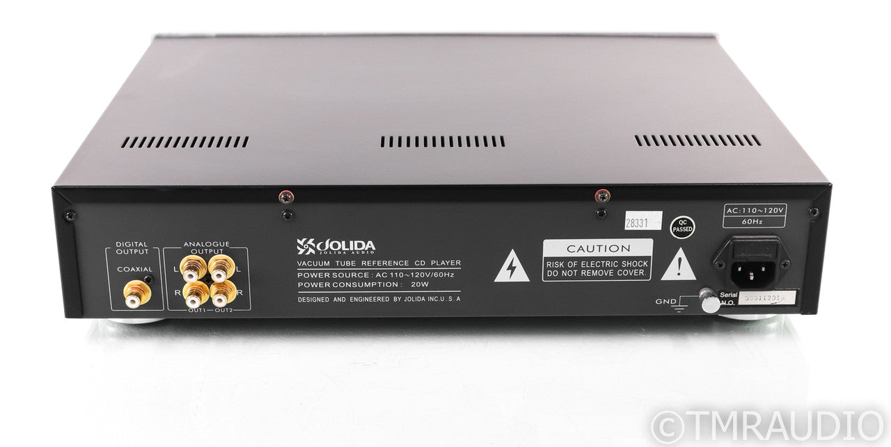 Jolida JD100 Tube CD Player; JD-100; Remote
