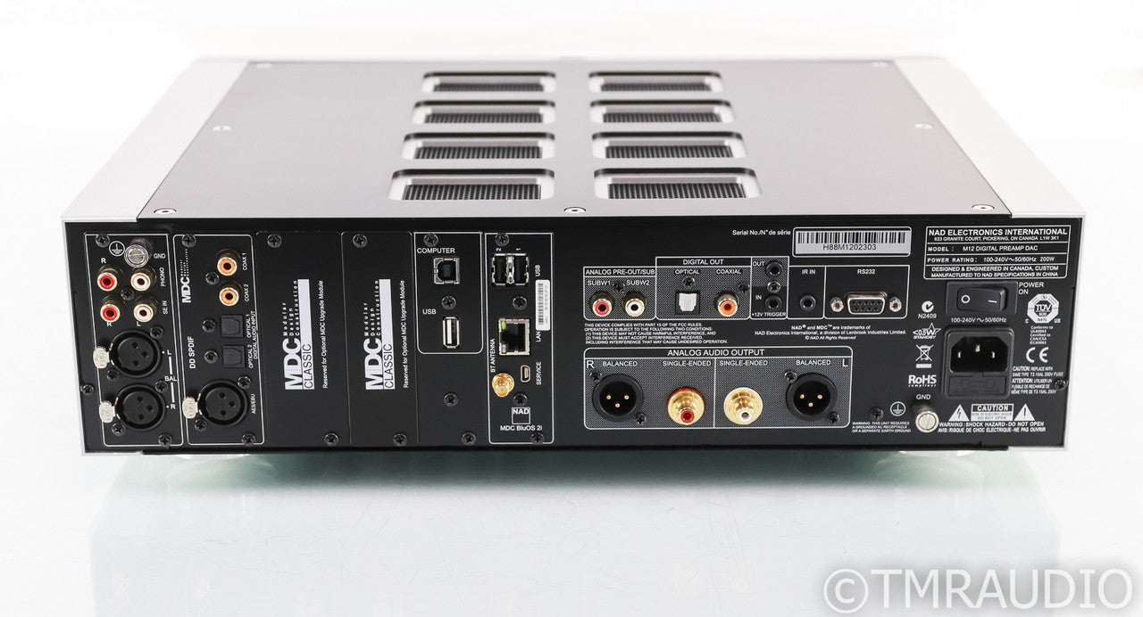 NAD Masters M12 Preamplifier / DAC; D/A Converter; M-12; Remote; BluOS Module