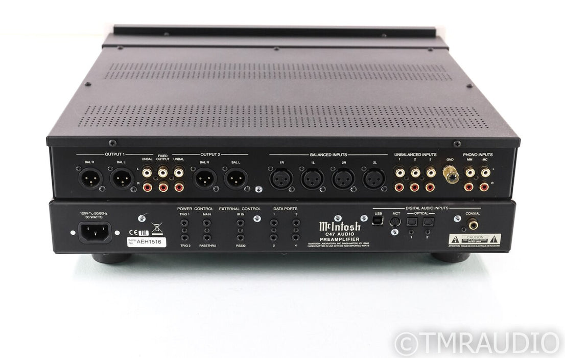 McIntosh C47 Stereo Preamplifier; C-47; Remote; MM / MC Phono