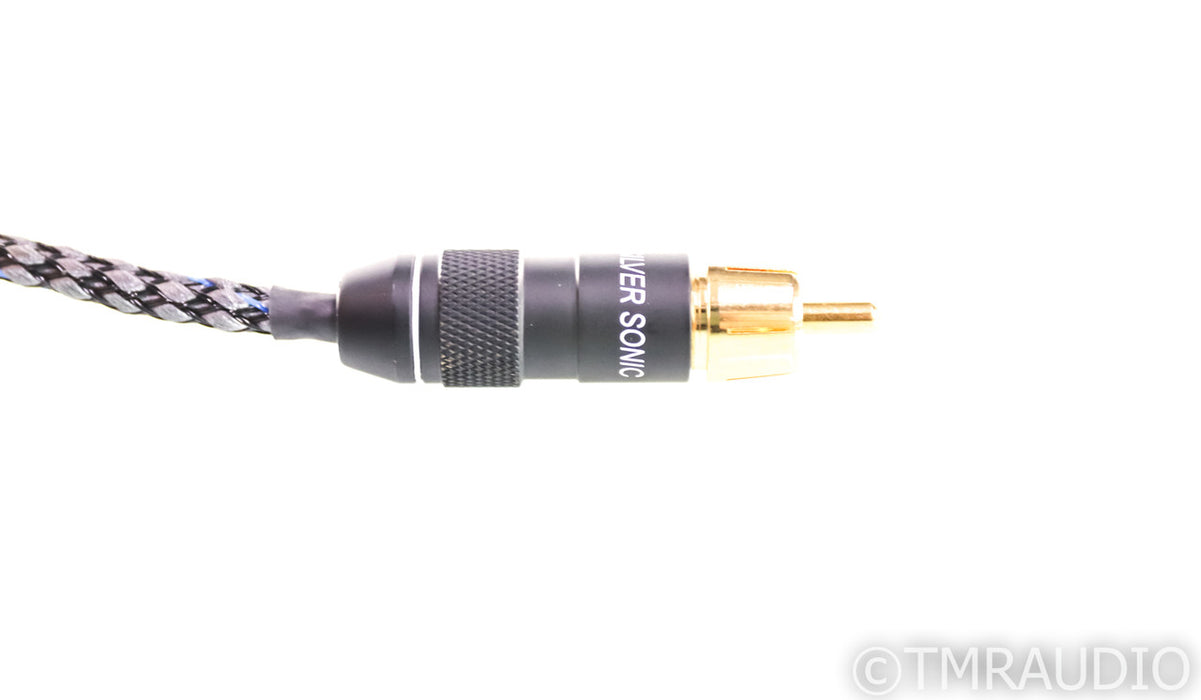 DH Labs Silver Pulse RCA Cables; 1m Pair Interconnects