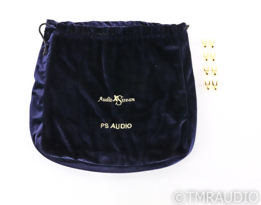 PS Audio xStream Statement Speaker Cables; 3m Pair; Spade & Banana Terminations