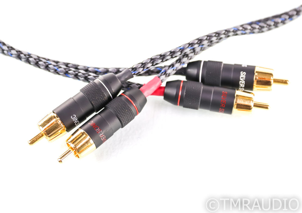 DH Labs Silver Pulse RCA Cables; 1m Pair Interconnects