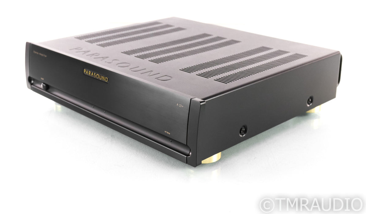 Parasound Halo A23+ Stereo Power Amplifier; A-23+; Black