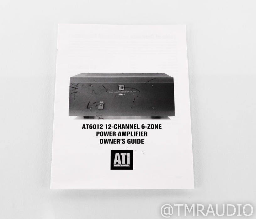 ATI AT6012 12-Channel 6-Zone Power Amplifier; AT-6012