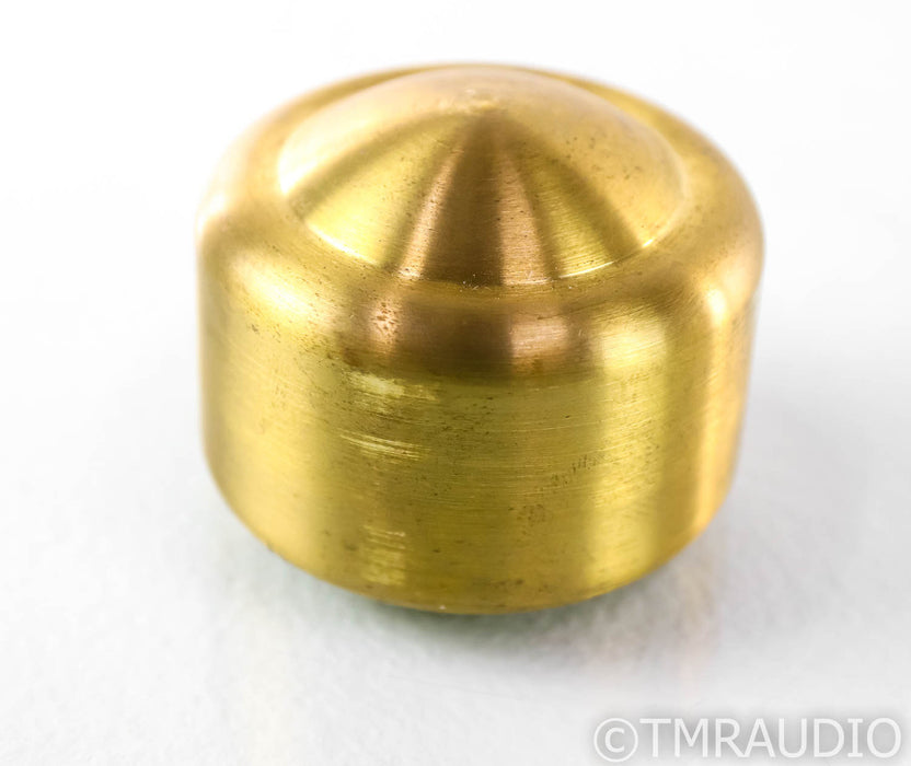 Mapleshade Thread-On Radiused Low Heavyfeet Brass Footers; Set of 4