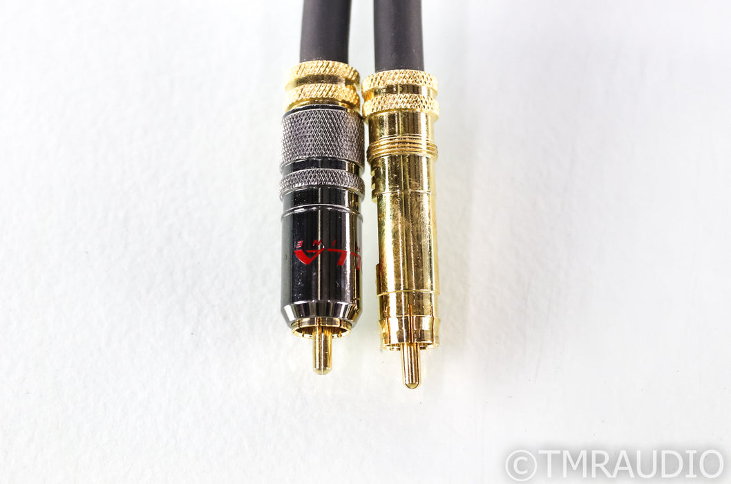 Zaolla Silverline RCA Cables; 7ft Pair Interconnects (One missing shield)