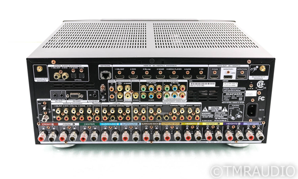 Marantz SR7011 7.1 Channel Home Theater Receiver; SR-7011; Remote; HEOS; Wifi