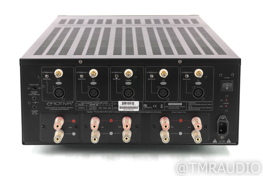 Emotiva XPA-5 Gen2 5 Channel Power Amplifier; XPA5 MkII