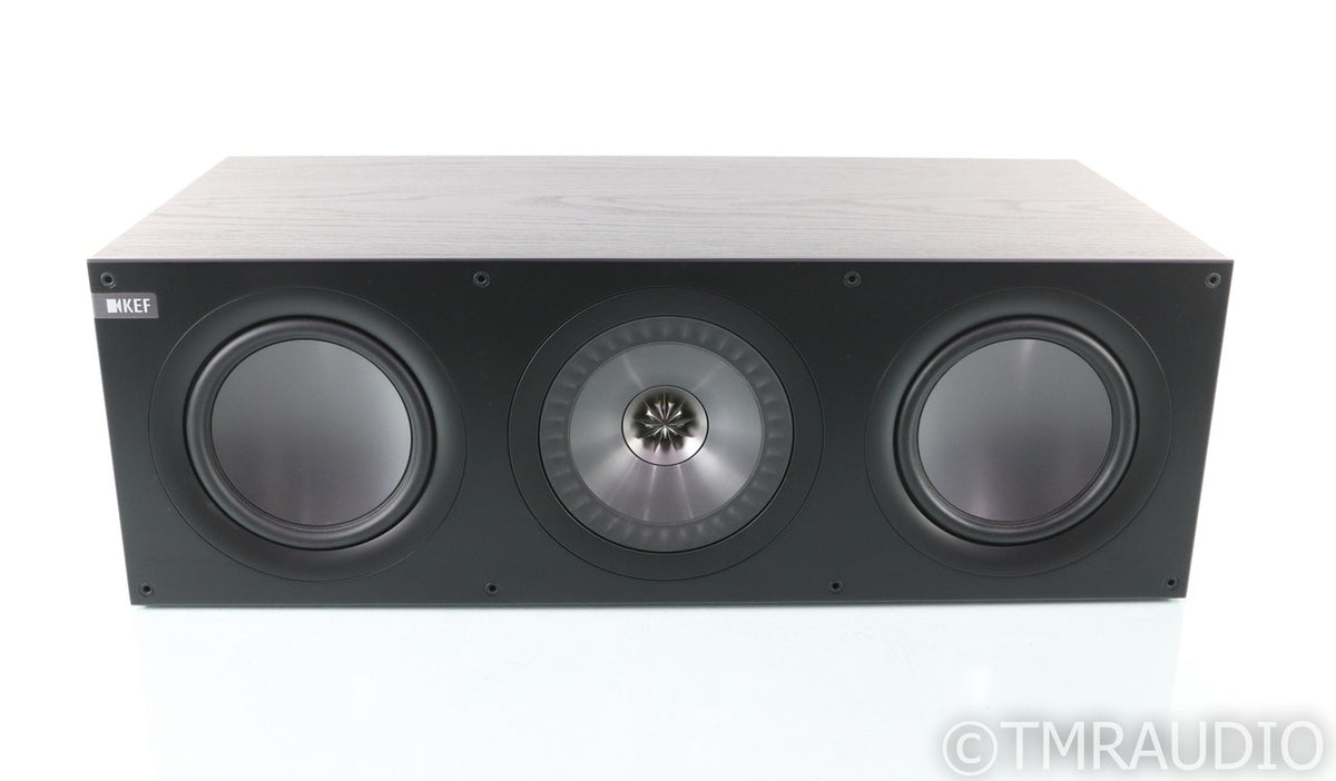 KEF Q600c Center Channel Speaker; Black Oak; Q-600C — The Music Room