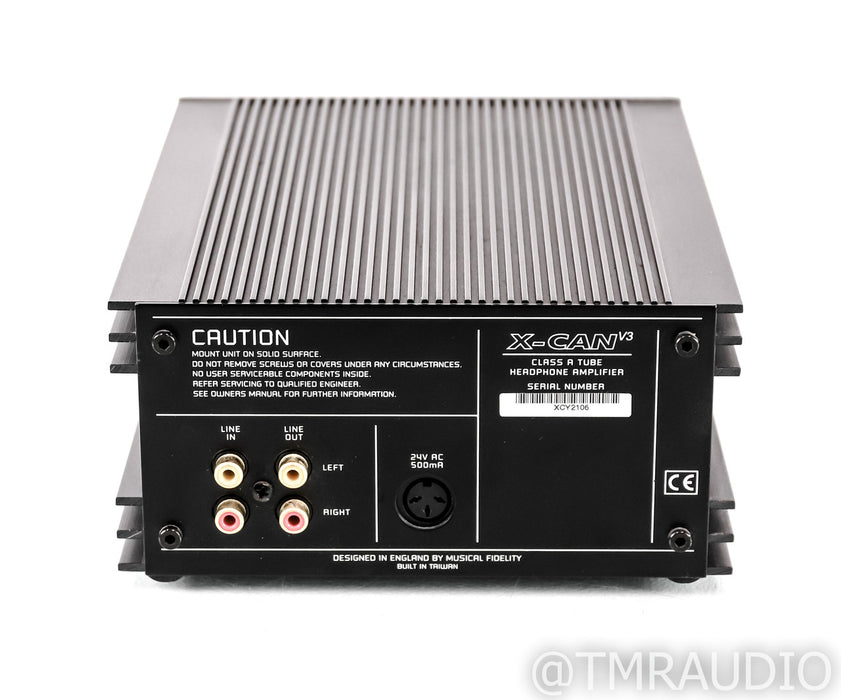 Music Fidelity X-CAN V3 Tube Headphone Amplifier; XCAN3