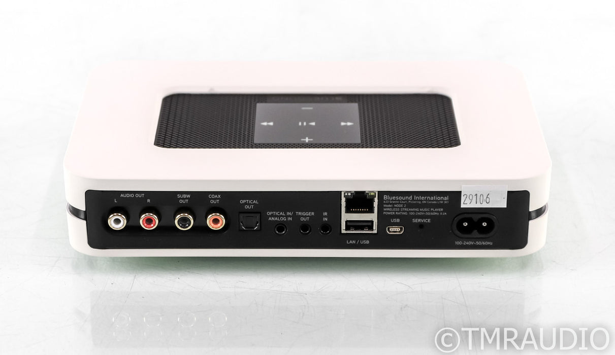 Bluesound Node 2 Wireless Network Streamer; White
